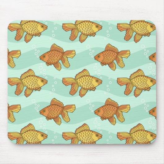 Fisch-Muster Mousepad (Vorne)