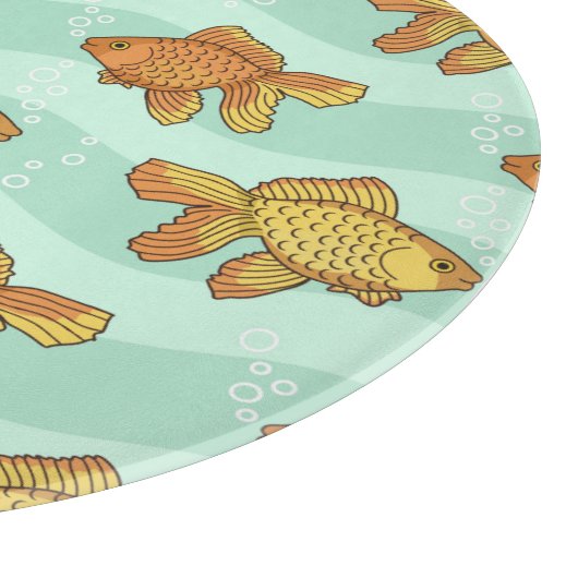 Fisch-Muster Schneidebrett (Ecke)