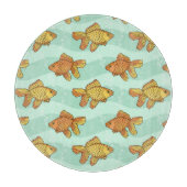 Fisch-Muster Schneidebrett (Vorderseite)