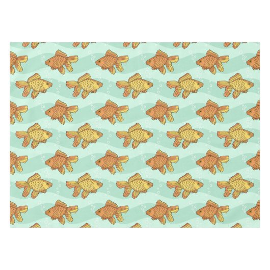 Fisch-Muster Tischdecke (Vorderseite (Horizontal))