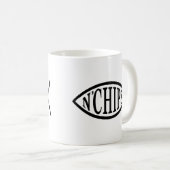 Fisch N bricht Fische ab Kaffeetasse (VorderseiteRechts)