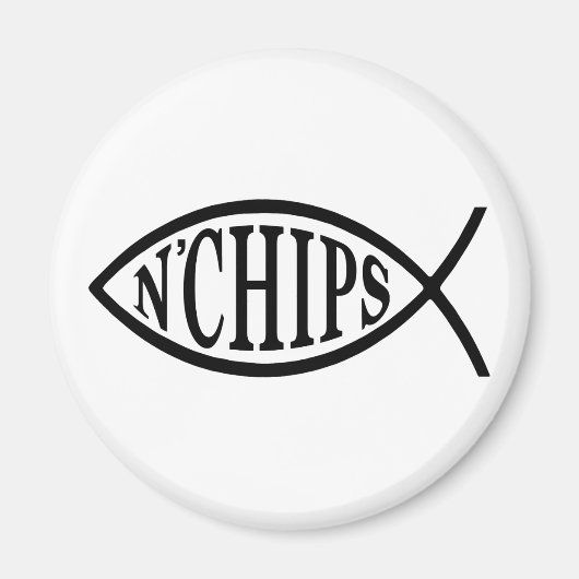 Fisch N' Chips Fisch Magnet (Vorne)