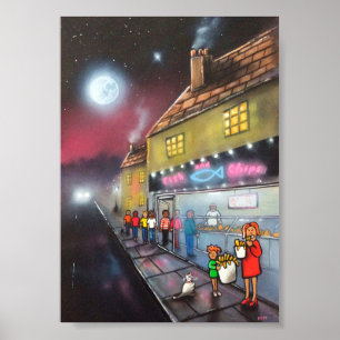 Fisch "n Chips Poster