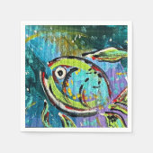 Fisch Napkin Serviette (Vorderseite)