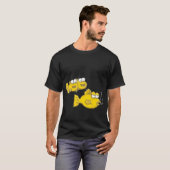 Fisch neues Piercing-Design T-Shirt (Vorne ganz)