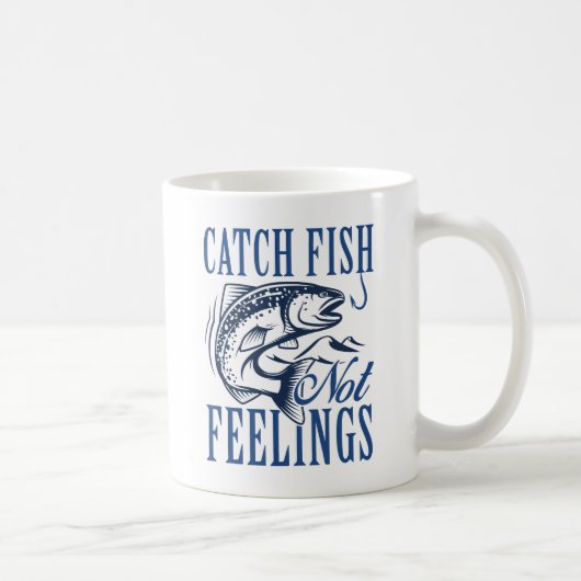 Fisch, nicht Gefühle Kaffeetasse (Rechts)
