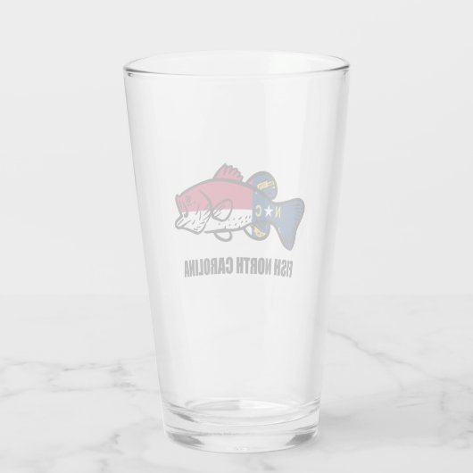 Fisch North Carolina Glas (Rückseite)
