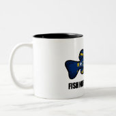 Fisch North Carolina Zweifarbige Tasse (Links)