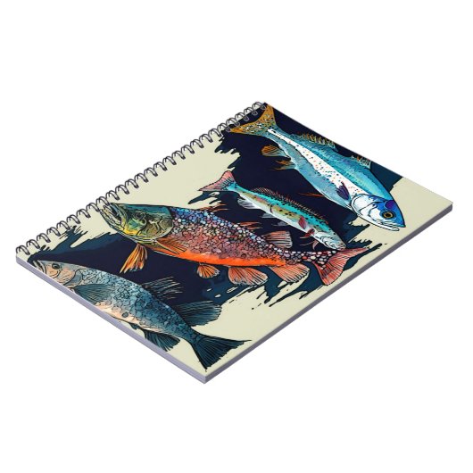 Fisch Notizblock (Linke Seite)