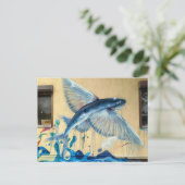 Fisch Nr. 2 Postkarte (Stehend Vorderseite)