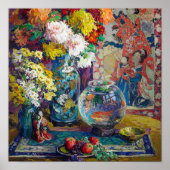 Fisch, Obst und Blume | Kathryn E. Cherry Poster (Vorne)