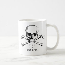 "Fisch-oder geschnittener Köder-" Kaffeetasse