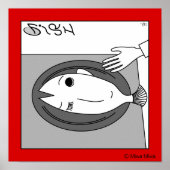 Fisch oder Mädchen Poster (Vorne)