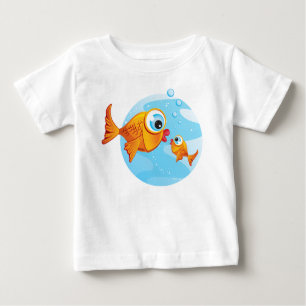 Fisch - Olivenöl und Pickeln: Baby T-shirt