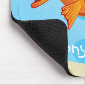 Fisch - Olivenöl und Pickeln: Mousepad (Ecke)