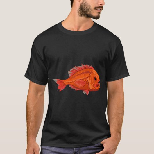 Fisch: Orange Roughy T-Shirt (Vorderseite)