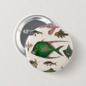 Fisch, Ozean, niedlich, Meer, Wasser, Tier, Fische Button (Vorne & Hinten)