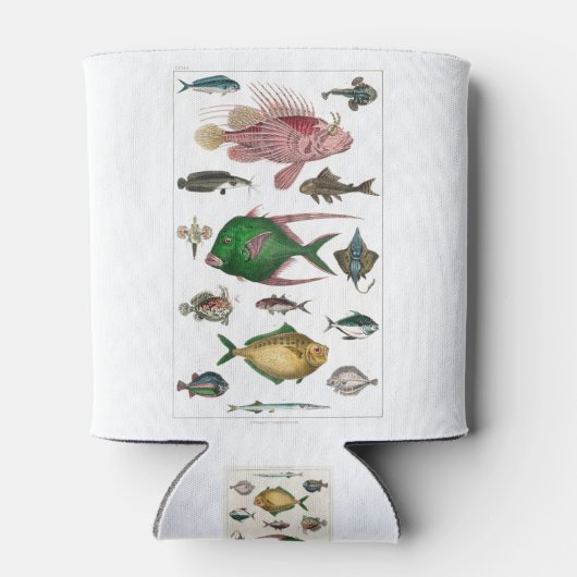 Fisch, Ozean, niedlich, Meer, Wasser, Tier, Fische Dosenkühler (Rückseite)