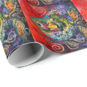 Fisch-Packpapier Geschenkpapier (Rolleneckpunkt)