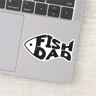 Fisch Papa Aufkleber