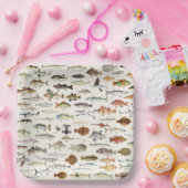 Fisch-Papierteller, Meeresleben-Party Pappteller (Party)