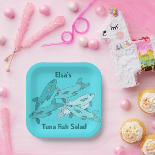 Fisch Pappteller (Party)