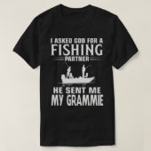 Fisch-Partner hat er mir mein GRAMMIE geschickt T-Shirt (Design vorne)