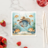 Fisch-Party-Texas-themen Serviette (Beispiel)