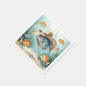 Fisch-Party-Texas-themen Serviette (Ecke)