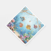 Fisch-Party-Texas-themen Serviette (Ecke)