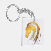 Fisch-PferdeWestern-chinesischer Schlüsselanhänger (Vorderseite links)