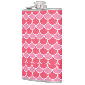 Fisch Pink Scales Muster-28543 Flachmann (Links)