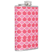 Fisch Pink Scales Muster-28543 Flachmann (Rechts)