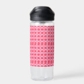 Fisch Pink Scales Muster-28543 Trinkflasche (Rückseite)