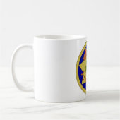Fisch-Polizist-Tasse Kaffeetasse (Links)
