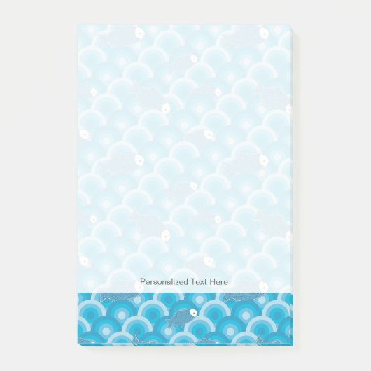 Fisch Post-it Klebezettel (Vorderseite)