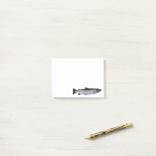 Fisch Post-it Klebezettel (Auf Schreibtisch)