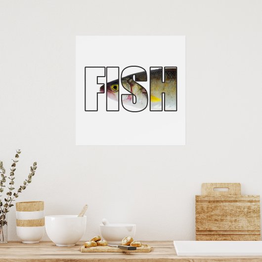 Fisch Poster (Küche)