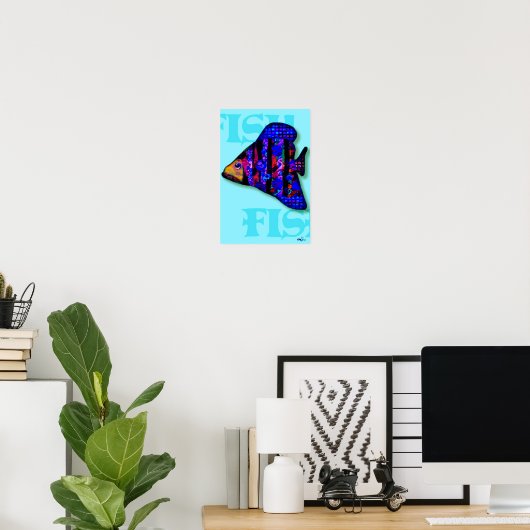 Fisch Poster (Heimbüro)