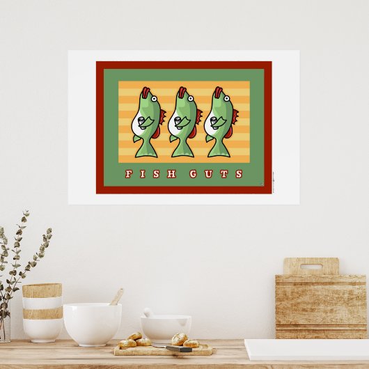 Fisch Poster (Küche)