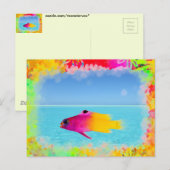 Fisch Postkarte (Vorne/Hinten)