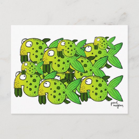 'Fisch ?' Postkarte (Vorderseite)