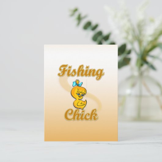 Fisch Postkarte (Stehend Vorderseite)