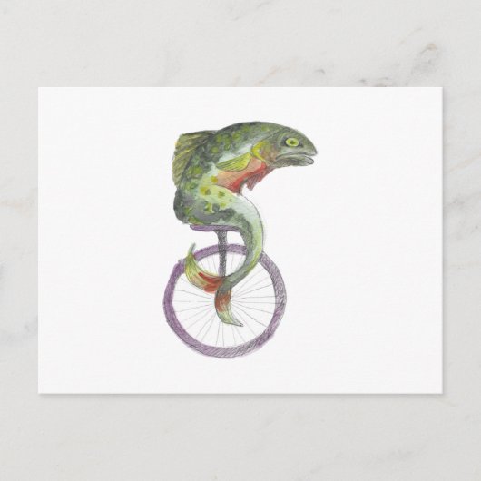 Fisch Postkarte (Vorderseite)