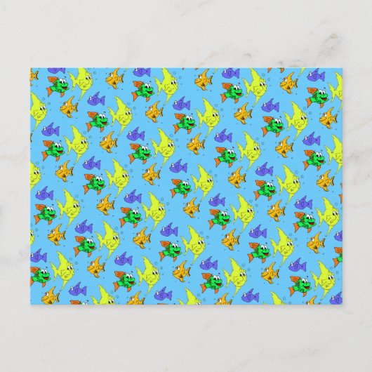 Fisch Postkarte (Vorderseite)