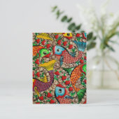 Fisch Postkarte (Stehend Vorderseite)
