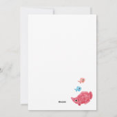 Fisch Pun Happy Vatertag Feiertagskarte (Rückseite)