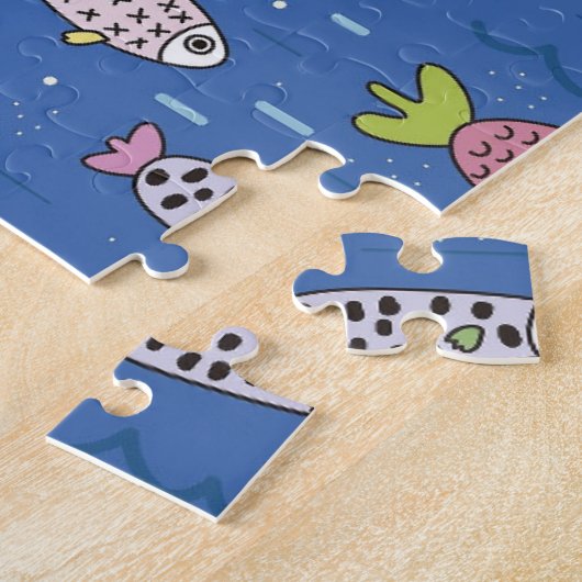 Fisch-Puzzle Puzzle (Seite)