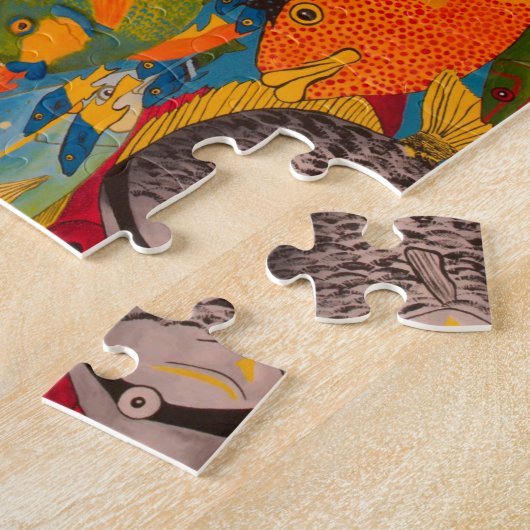 Fisch-Puzzlespiel Puzzle (Seite)