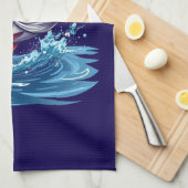 Fisch-Reelin' im Geschmack- Geschirrtuch (Viertel Falte)